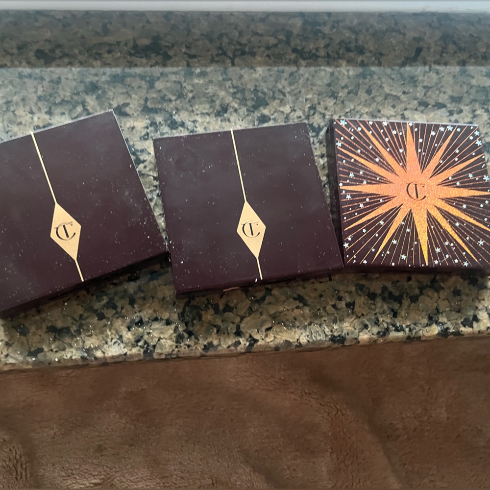 3 Charlotte tilbury luxury eye shadow palettes